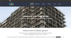 Desktop Screenshot of deltasystem.no
